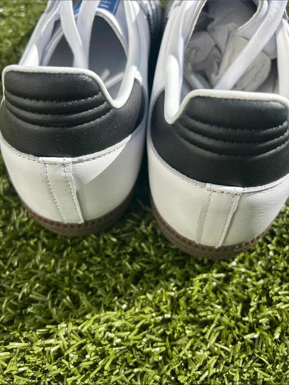 NIB adidas White Samba-Inspired Retro Trainers